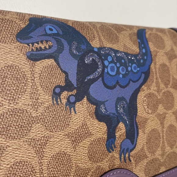 Coach by Zhu Jingyi Riley Crossbody Bag Signature Rexy Dusty Lavender 73942 - Picture 6 of 10